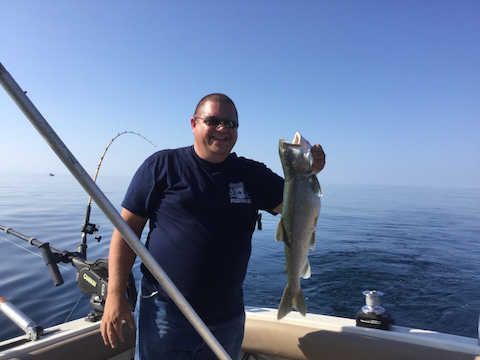 Brian with fish